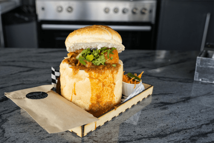 Rosebank Mall Street Feast Bunny Chow