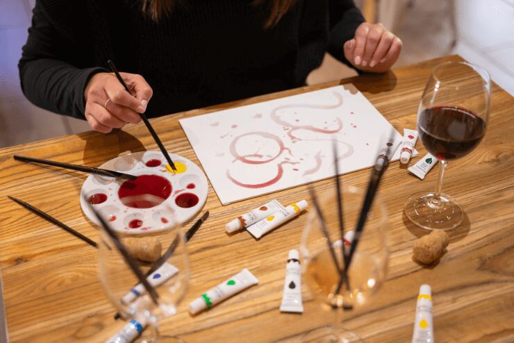 Sip and Paint event for singles in Johannesburg