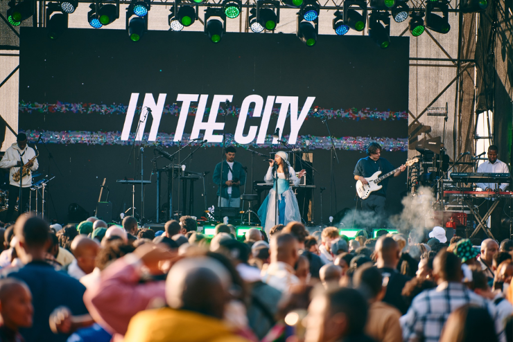 Crowd at In The City