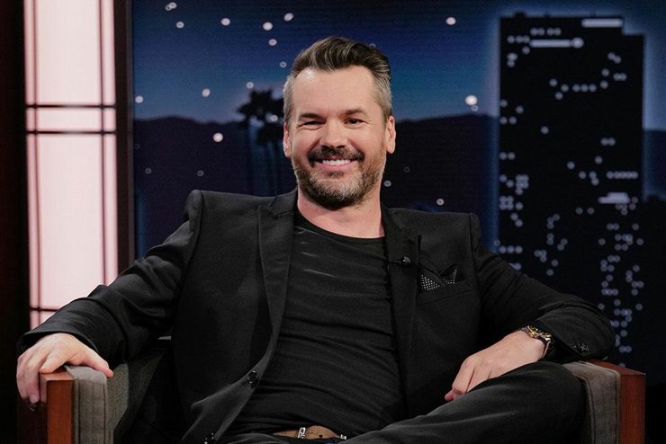 Jim Jefferies in all black