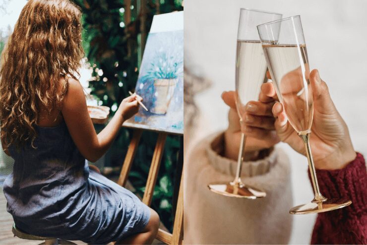 Sip and Paint Things to do this weekend in Johannesburg Radisson Hotel OR Tambo