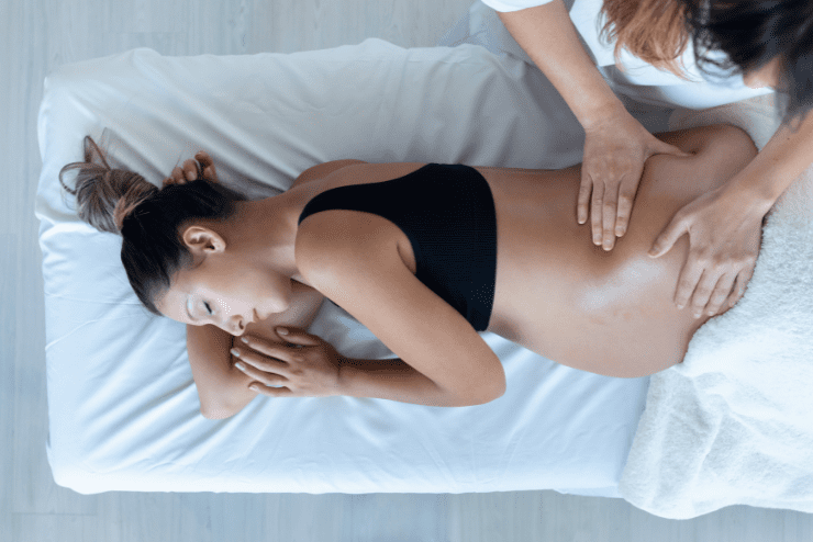 pregnancy massage at Amani Spa