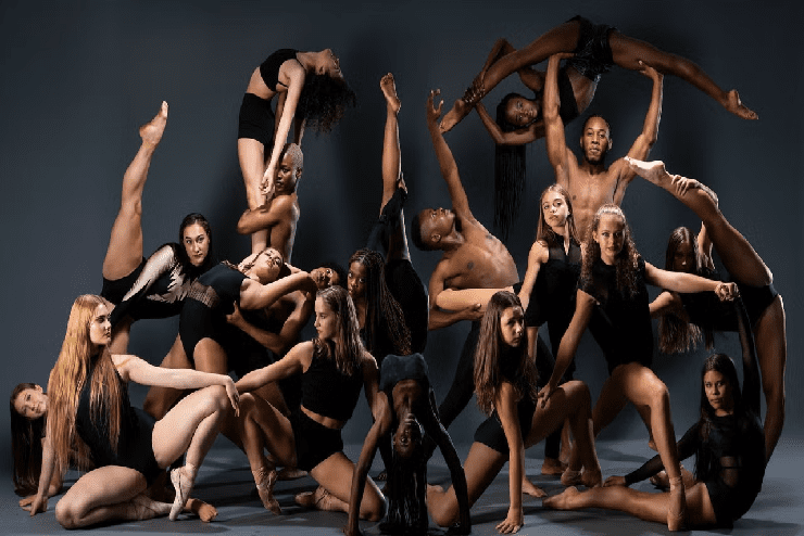 The members of the Jozi Youth Dance Company