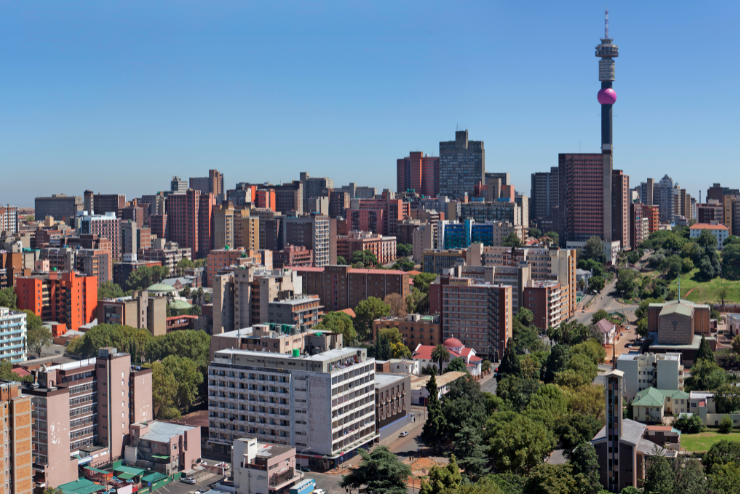 Election Day in Johannesburg