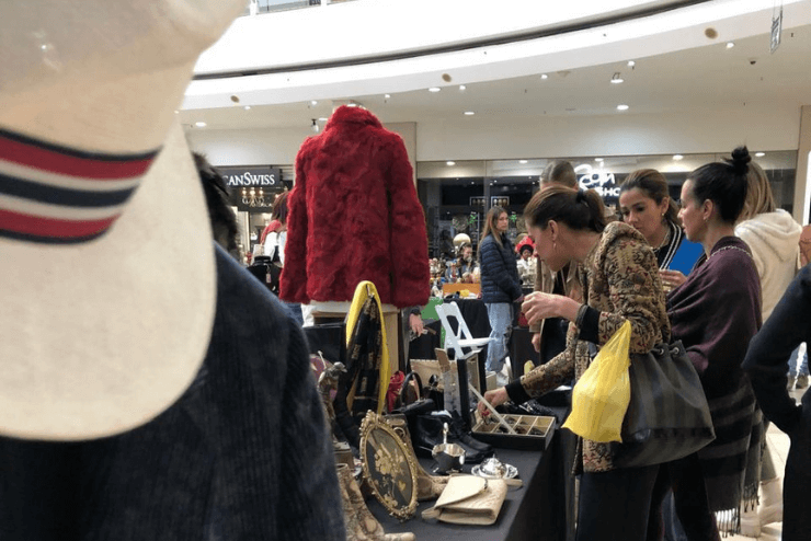 Antique fair at Brooklyn Mall