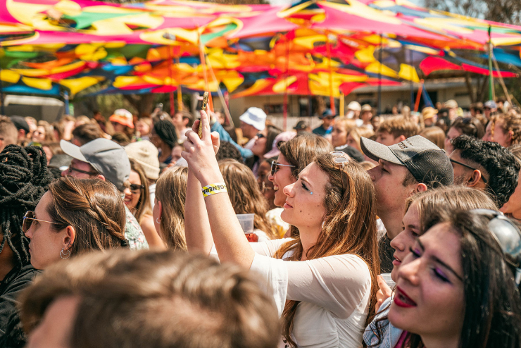 Crowd at Parklive Festival