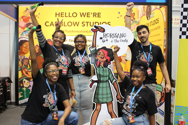 Cabblow Studios team at Comic Con 