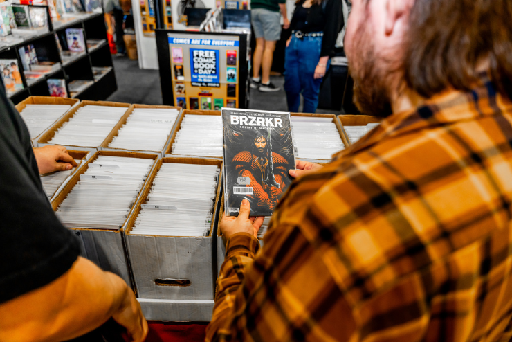 comic con africa comic book stand