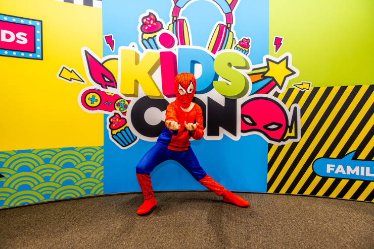 comic con africa kidscon spiderman kid