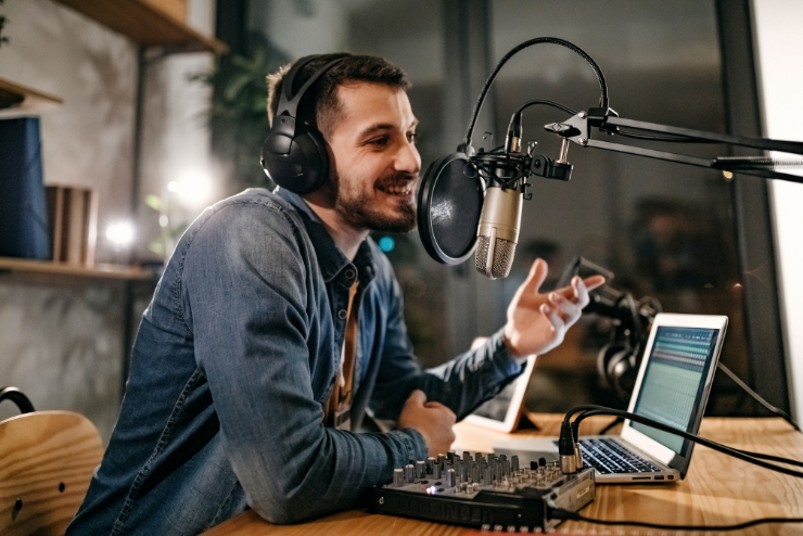 Goethe Institut The Evolving Industry of Podcasting - a male podcaster | What's on in Joburg