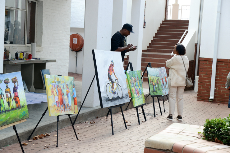 Allen Kupeta artwork at Redhill Arts Festival | What's on in Joburg