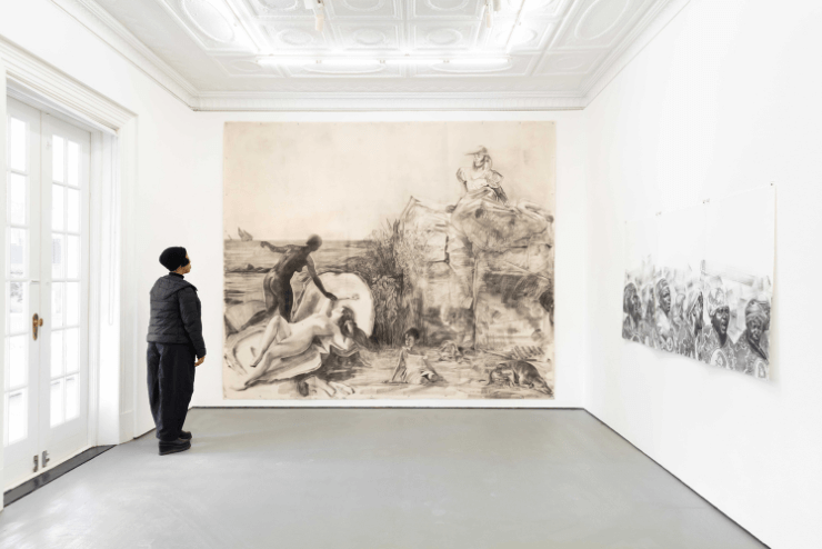 Stevenson Gallery Speculations on Drawing by Meleko Mokgosi art exhibitions in Johannesburg | What's on in Joburg